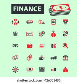 iconos de finanzas
