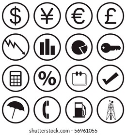 finance icons