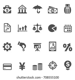 Finance icons