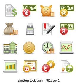 Finance icons.