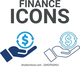 Finance icons, Line art Vector illustration in thin line modern style of inspection-related icons: documentation, auditor, Audit icon set. Accounting line icons collection.