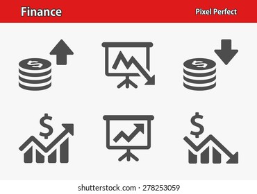 Finance Icons. Professional, pixel perfect icons optimized for both large and small resolutions. EPS 8 format. svg
