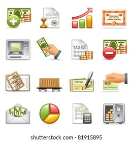 Finance icons, set 2.