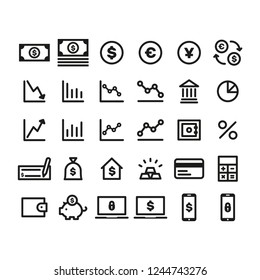 Finance Icons set