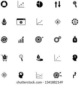 finance icons set