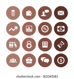 finance icons universal set for web and mobile