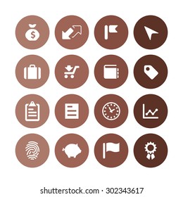 finance icons universal set for web and mobile