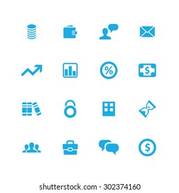 finance icons universal set for web and mobile
