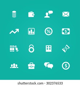 finance icons universal set for web and mobile