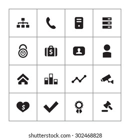 finance icons universal set for web and mobile