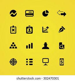 finance icons universal set for web and mobile