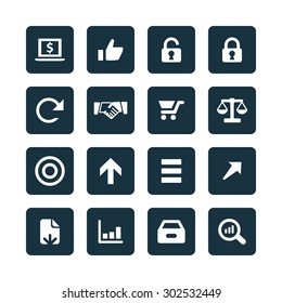 finance icons universal set for web and mobile