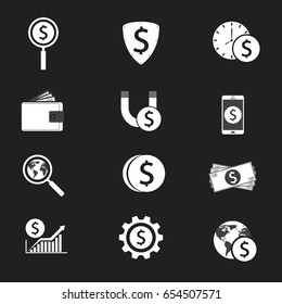 finance icons vector. 