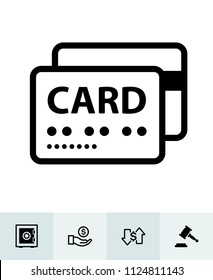 Finance icons with White Background