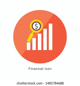 Finance Icons with white background
