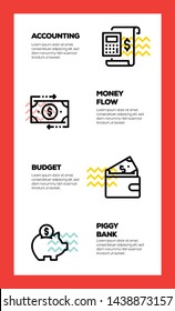 FINANCE AND ILLUSTRATION ICON CONCEPT