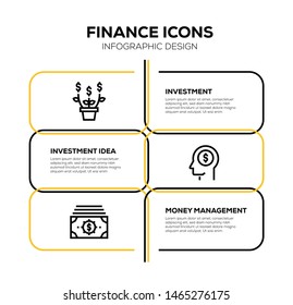 FINANCE AND ILLUSTRATION ICON CONCEPT