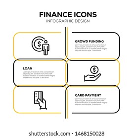 FINANCE AND ILLUSTRATION ICON CONCEPT