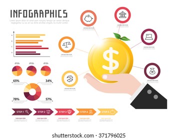 finance Info graphics