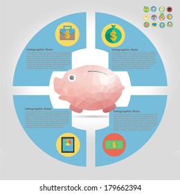 finance infographic element 