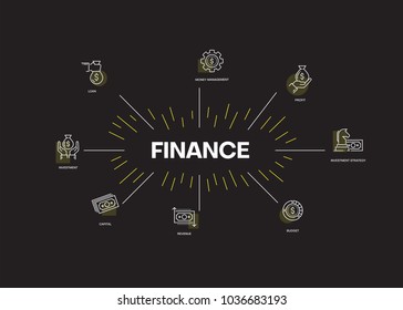 Finance Infographic Icon Set