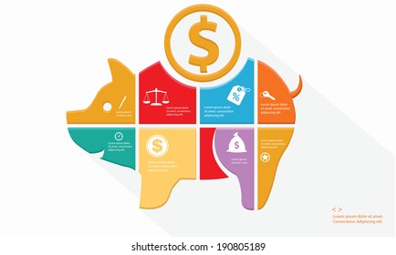 Finance Infographics design,vector