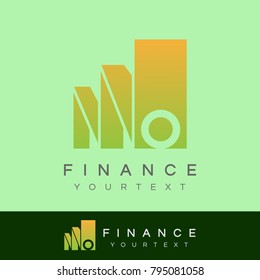 finance initial Letter O Logo design
