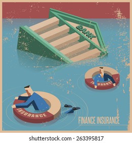 Finance insurance concept