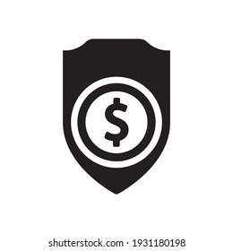 Finance insurance icon - Money security icon