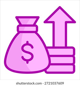 Elemento Ícone De Juros Financeiros Para Design
