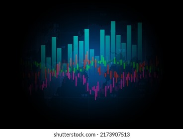 
Finance and Investment Graph Background