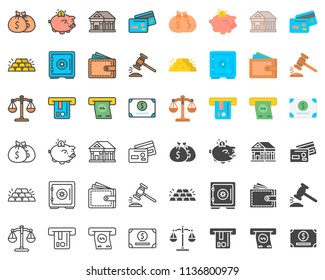 Finance line icon