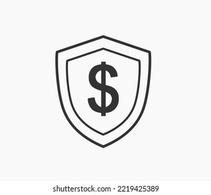 finance line icon design concept