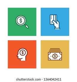 FINANCE LINE ICON SET