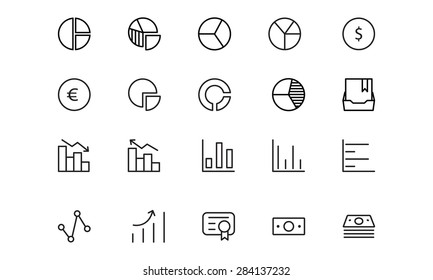 Finance Line Vector Icons 11