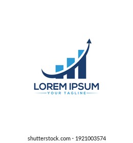 Logotipo financiero Resumen Diseño del logotipo del mejor vector de finanzas 
