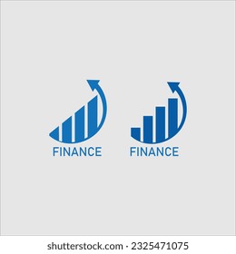 diseño de vectores de negocio de logotipo financiero