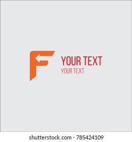 finance logo concept, F logo design vector, arrow logo design, Financial Advisors Logo Design Template Vector Icon