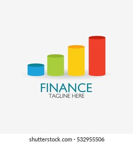 Finance Logo Design Template. Vector Illustration