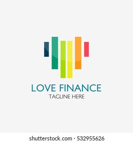 Finance Logo Design Template. Vector Illustration