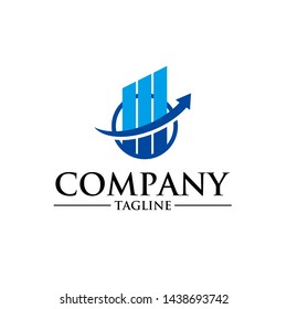 Finance Logo Design Vector Illustration