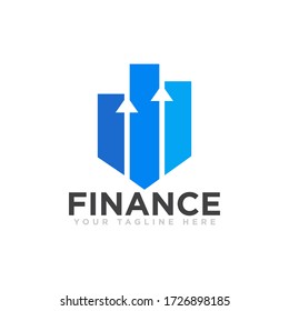 Finance Logo Design Vector Illustration