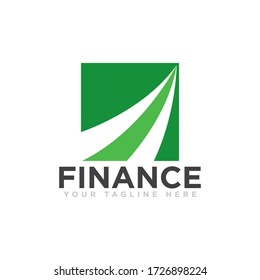 Ilustración de vectores de diseño de logotipo financiero