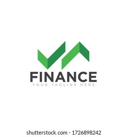 Finance Logo Design Vector Illustration