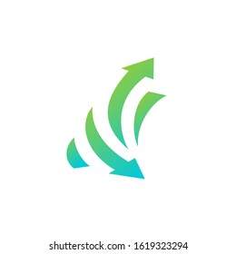 finance logo design vector template