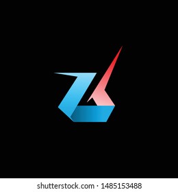 finance logo design vector, using geometric, abstract also modern style. change able color and work well in both dark and light background