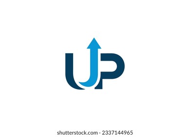 finance up logo icon with arrow