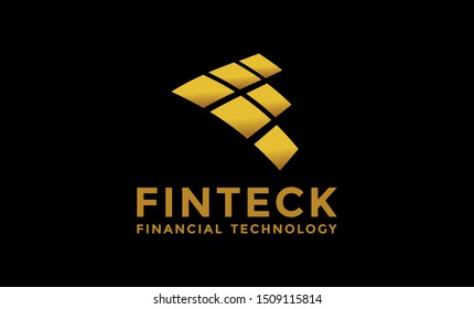 finance logo icon, business & finance logo,  trading and distribution logo,  Finance Template. Modern logo innovative concept for fintech and digital finance industry.