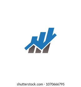Finance logo icon design template vector