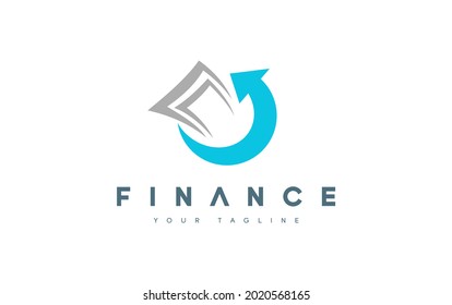 Finance logo icon design template vector elements for your company brand.